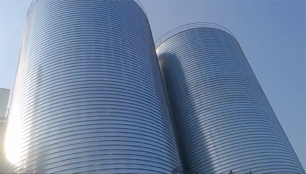 内黄2座混凝土高架卷板仓